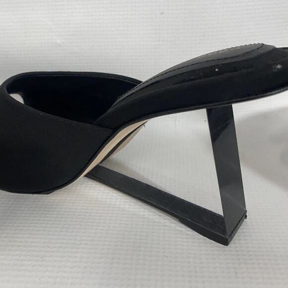 Good American Clear Wedge Sandal Neoprene Open Toe Size 8.5 GA368N-X New in Box - Picture 9 of 16